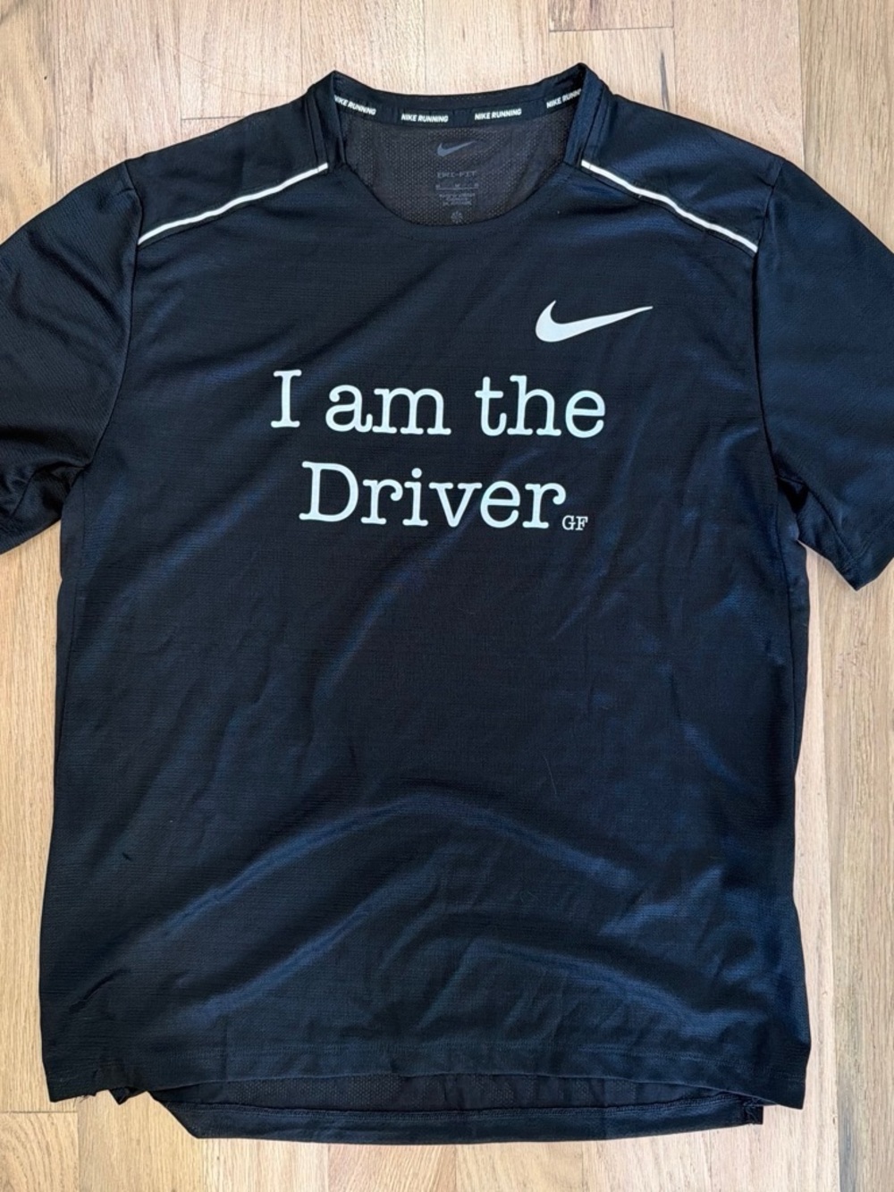 Nike running Dri-Fit “I am the Driver” shirt